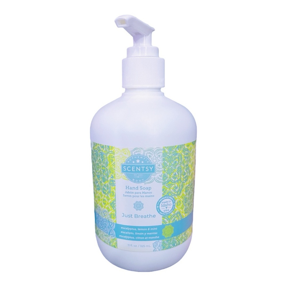 SCENTSY JUST BREATHE HAND SOAP 325ML - BRAND NEW - Picture 2 of 2